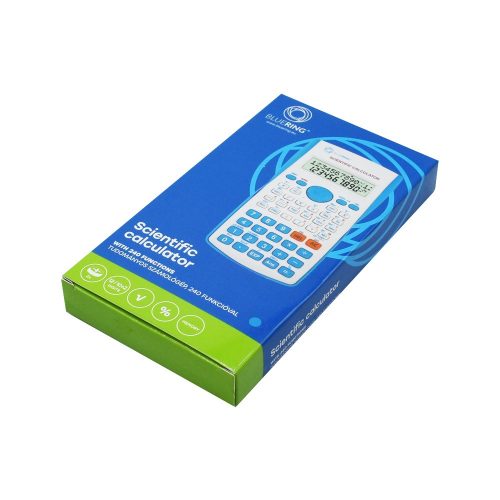 Számológép tudományos 240 funkciós, Bluering&reg; kék