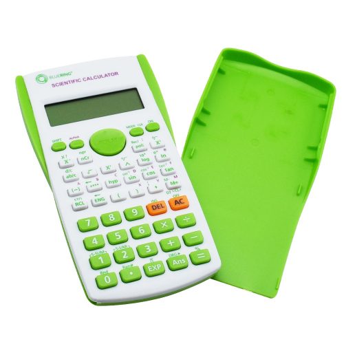Számológép tudományos 240 funkciós, Bluering&reg; zöld