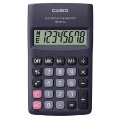 Zsebszámológép, 8 számjegy, CASIO HL-815 (GCHL815)