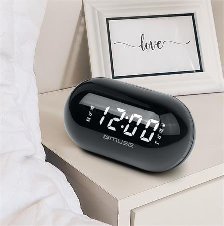 Rádió, órás, MUSE, M-15GL, fekete (SHM15GL)