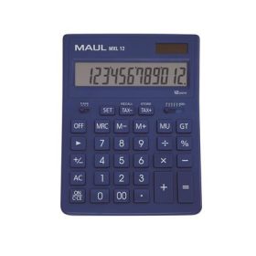   Számológép, asztali, 12 számjegy, MAUL MXL 12, kék (SZMXL12K)